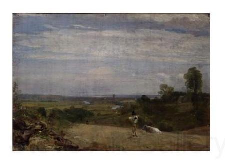 John Constable Summer morning: Dedham from Langham Norge oil painting art